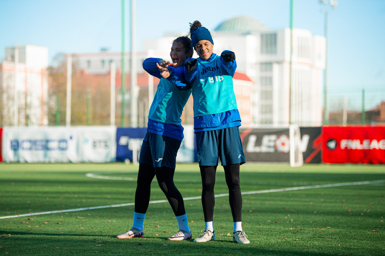 The training before the match against CSKA