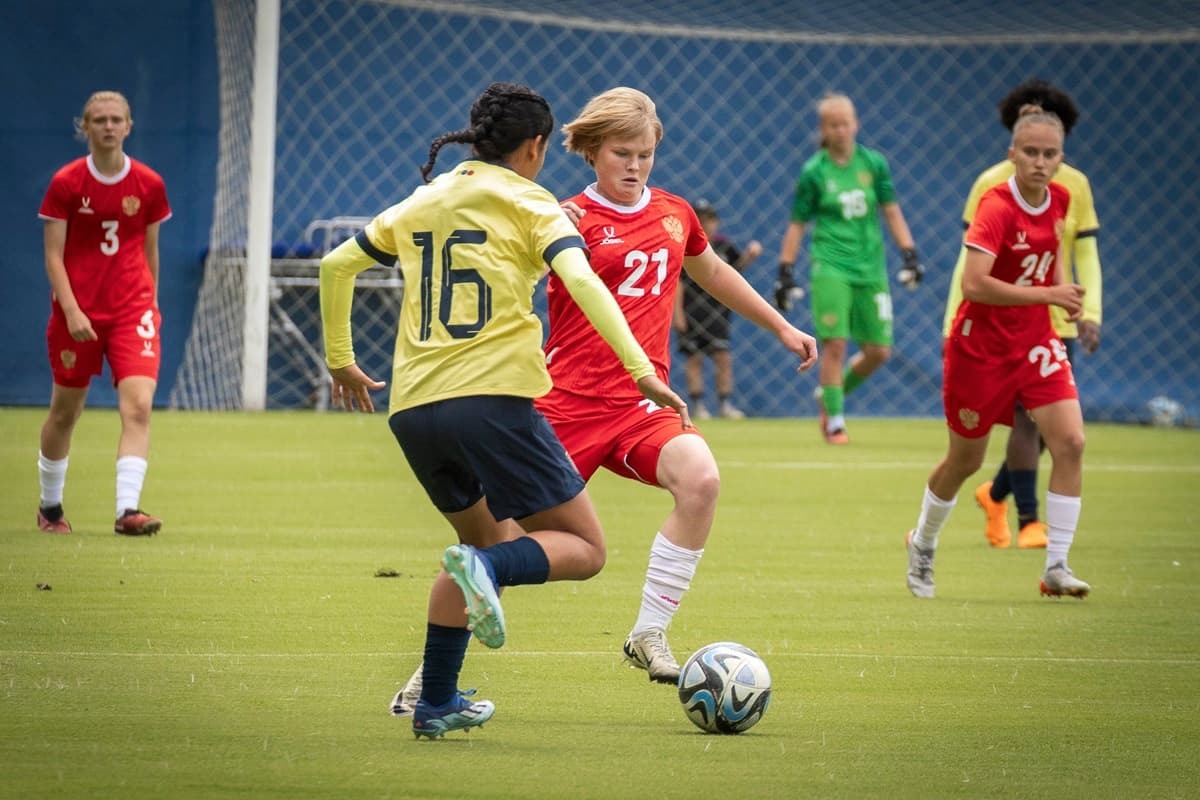 Dynamo players Bozic, Petrova and Sergeeva in the national teams